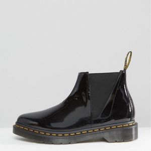 Dr. Martens Bianca Pantent Chelsea Boots